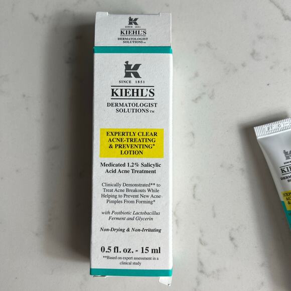 KIEHL'S Expertly Clear Acne-Treating & Preventing Lotion NWT - Picture 6 of 10